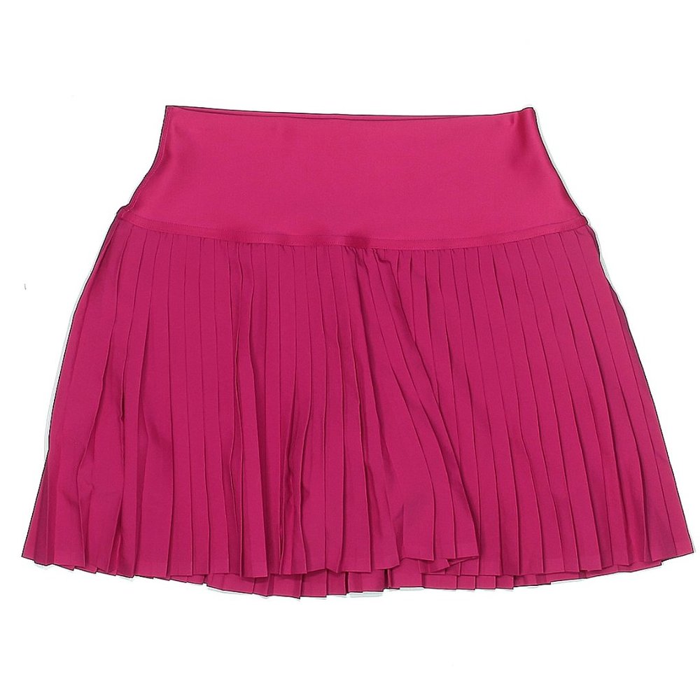 SOLD Alo GRAND SLAM TENNIS SKIRT skort magneta pink (RARE) pleated sz SMALL - Picture 2 of 6